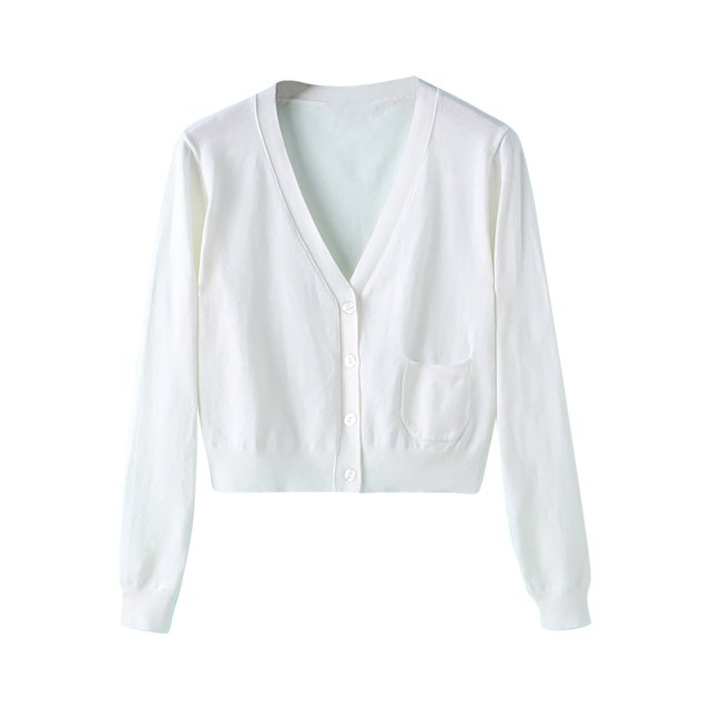 Mode Durable Cardigan Tricoté à Manches Longues pour Femmes Printemps et Automne - Hontri