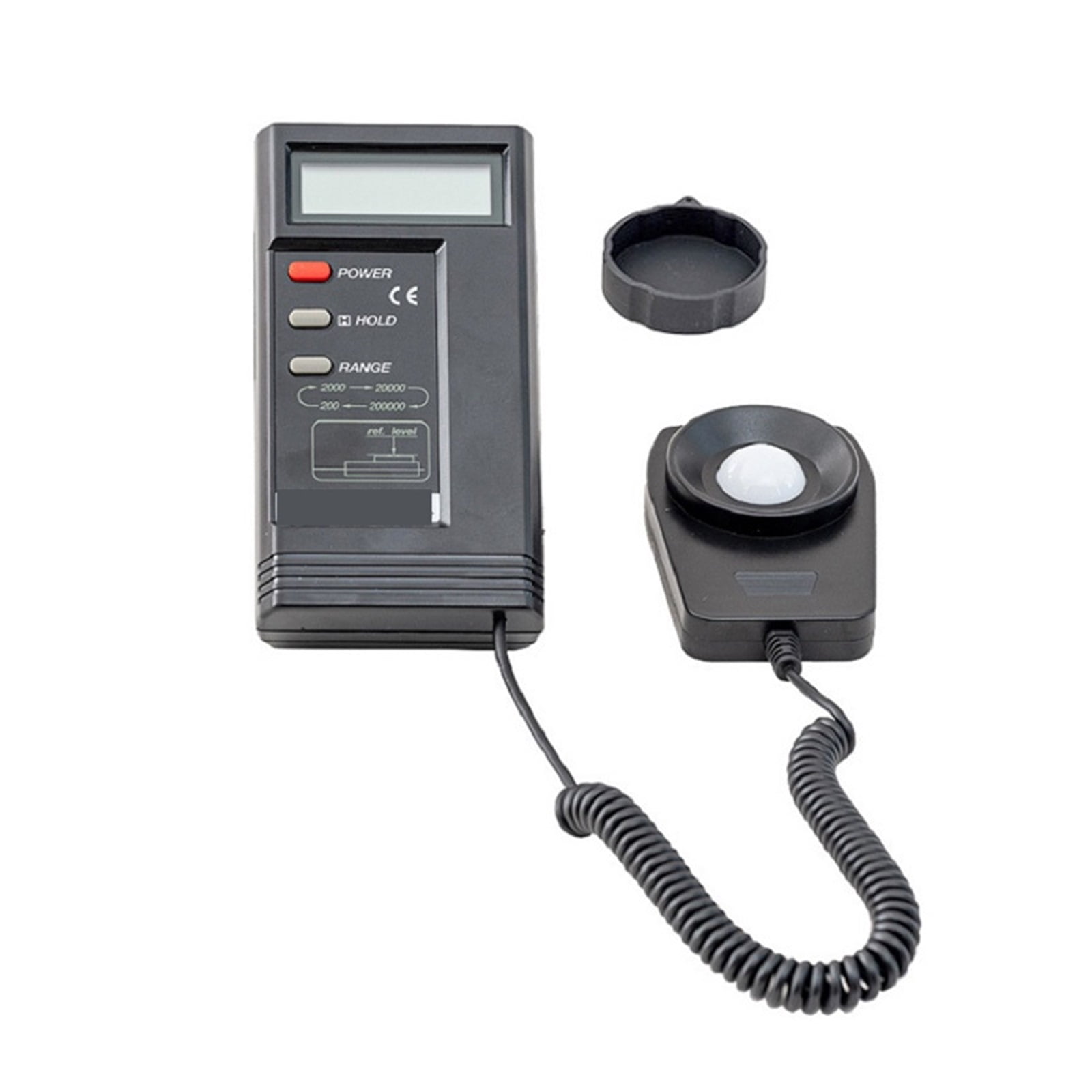 Digital Lux Meter LCD Light Meter Linear UV Brightness Detector For Eye CRT TV LED Screen Data Hold,Clear Display