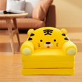 thumbnail image 4 of GUOOL Foldable Sofa Chair Cover Washable for Living Room Decoration Yellow (Only Included Sofa Cover), 4 of 7