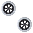 thumbnail image 4 of Milaget 2 Pcs Roues de Rollator Accessoires de Fauteuil Roulant 12 Pouces Pneus Pleins Antidérapants Gris, 4 of 9