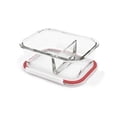 thumbnail image 2 of Starfrit LocknLock Glass Container with Divider, Capacity of 23oz/700ml, Rectangular, Borosilicate Glass, 2 of 8