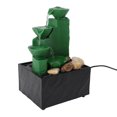 thumbnail image 1 of Desk Waterfall Fountain, Circulating Tabletop Water Fountain with LED Light, Decorative USB Desktop Fountain Tabletop Fountain for Living Room Office Home Work Bedroom, 1 of 7