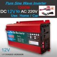 thumbnail image 2 of Pure Sine Wave Inverter DC 12v/24v 1000W 1600W 2000W 3000W Portable Power Bank Converter Solar Inverter, 2 of 7