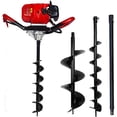thumbnail image 1 of ECO LLC 52cc 2.4HP Gas Powered Post Hole Digger with Two Earth Auger Drill Bit 6" & 10" + Extention, 1 of 4