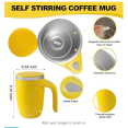 thumbnail image 2 of SNNROO self stirring coffee mug，magnetic stirring coffee mug self heating coffee mug Rechargeable Automatic Stirring Coffee Mug Office Reusable Coffee Mug Rechargeable Self Stirring Cof, 2 of 8