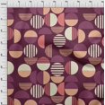 thumbnail image 4 of oneOone Polyester Spandex Wine Fabric Geometric Sewing Material Print Fabric By The Yard 56 Inch Wide, 4 of 4