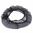 thumbnail image 1 of Birdcage Cover Mesh Elastic Opening Airy Seed Catcher Skirt Soft Ventilated Washable Reusable Netting Guard Protector Black M, 1 of 7