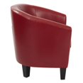 thumbnail image 2 of Work Smart, Ave Six Ethan Tub Chair In Deluxe Vinyl Fabric, Cranberry, 2 of 5