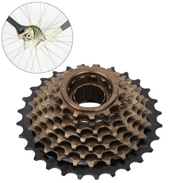Qiilu Bicycle Freewheel Cassette Sprocket 8 Speed Mountain Bike Replacement Accessory, Bike Cassette, Bicycle Freewheel
