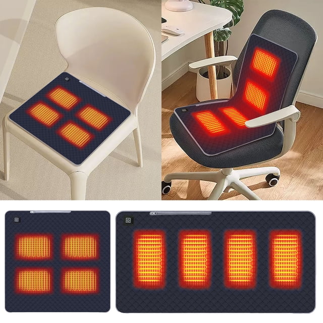 Intelligent Heated Seat Cushion for Outdoor Sports and -Scenario Use with Adjustable Three-Speed Warmth