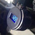 thumbnail image 1 of Prise USB 12V-24V pour Moto avec Affichage LED Prise EU, 1 of 7