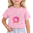thumbnail image 1 of Tunique Chat et Enfants Imprimé Mignon Manches Courtes Col Rond T-Shirt, 1 of 4