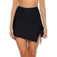 thumbnail image 4 of Women Swim Skirt Drawstrings Sides Swim Shorts Bathing Suit Skirted Swimsuit Bottom, 4 of 7
