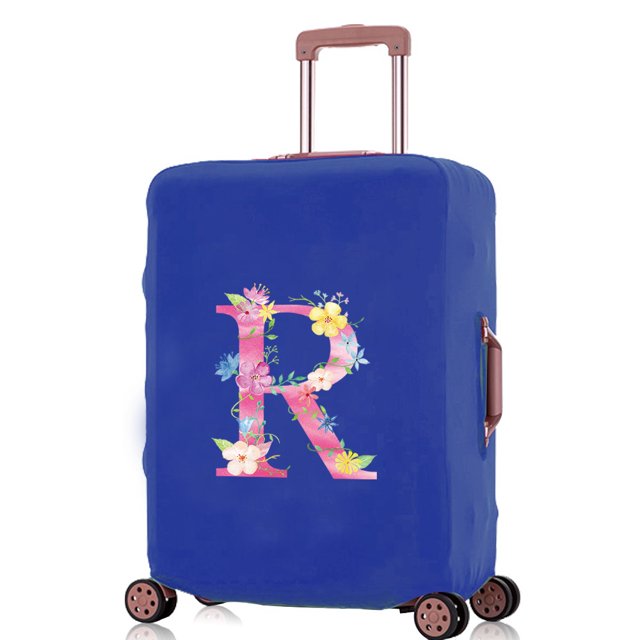 Luggage Covers Travel Accessories Suitcase Cover Protector Reusable Washable 18-32inch Pink Letter Printed Pattern Series 8pink R L