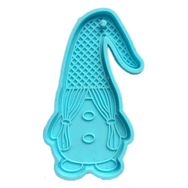Techinal DIY Dwarf Doll Shaped Keychain Epoxy Resin Mold Earrings Pendant Silicone Mould
