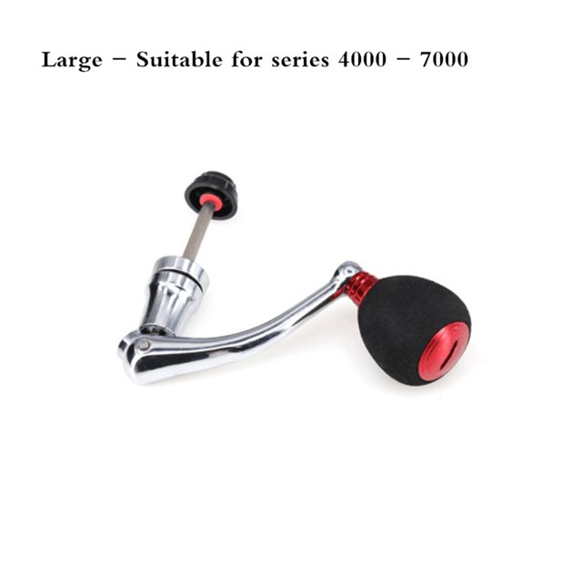 Aluminum Alloy Fishing Reel Handle Knob Fishing Tackle Accessories Spinning Reel Foldable Rocker Be applicable 99% Reel ,Rigid Aluminum Skeletal Frame