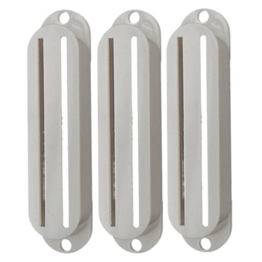 Milaget 3Pcs / Set Dual Rail Guitar Pickup Cover White Humbucker for Electric Guitar