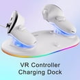 thumbnail image 3 of Compatible avec Meta Quest 2/3/3s Station de Recharge pour Manettes VR pour Manettes de Jeu - Station de Recharge Rapide avec Indicateur DEL, 3 of 6