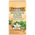thumbnail image 2 of Twinings Peppermint & Creamy Vanilla Herbal Tea Bags, Velvety Smooth, Caffeine Free, 20 Count, 2 of 6