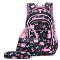 thumbnail image 1 of ziyahi 3 Pcs Teen Girls Backpack School Book Bag Set with Lunch Box and Pencil Case, 1 of 9