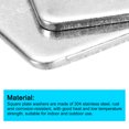 thumbnail image 4 of Uxcell Rondelle Carrée, Lot de 10, M10x30x30x3 mm, Rondelles pour Plaques Carrées en Acier Inoxydable 304, 4 of 5