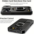 thumbnail image 1 of Premium Durable Shockproof Phone Case with Anti-Slip Grip, Metal Stand & Card Slot - Perfect for Hands-Free Use on IPhone 15 Pro Max, 14 Pro Max, 13 Pro Max, 12 Pro Max, 11 Pro Max Models, 1 of 5