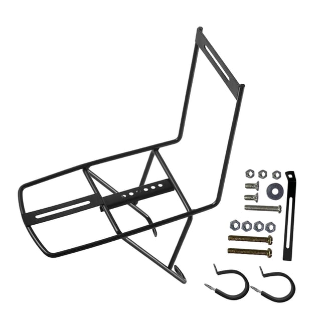 ziyahi Bicycle Front Rack Bike Carrier Easy Installation Strong Metal Resistant To Wear And Tear Road Bikes Wear Resistant Iron