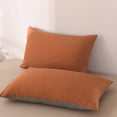 thumbnail image 4 of Aodebiao Set of 2 Standard Pillow - 19x29 Inch Envelope Closure Cotton Covers - Soft Breathable Decorative Pillowcases for Bed & Sofa, 4 of 5