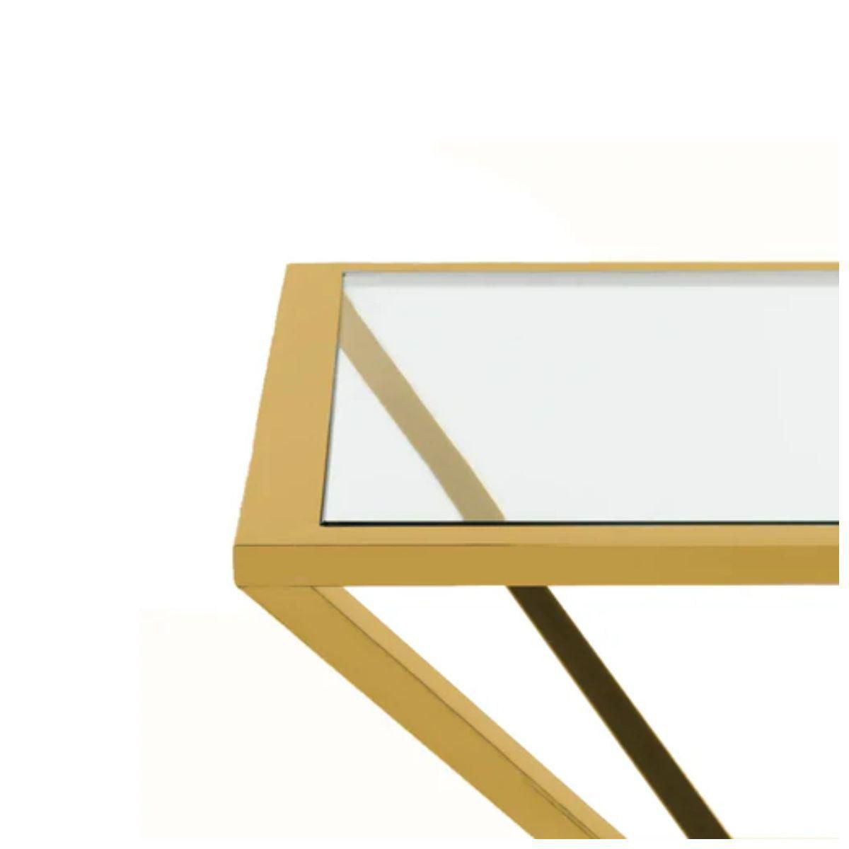 Cinna Side Table in Gold