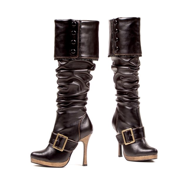 Sexy Buckle Pirate Boots