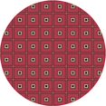 thumbnail image 1 of Ahgly Company Machine Washable Indoor Round Transitional Crimson Red Area Rugs, 3' Round, 1 of 7