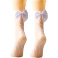 thumbnail image 4 of CEHVOM Women Mesh Breathability Big Bow Net Socks Short Fishnet Thin Socks Stockings, 4 of 6