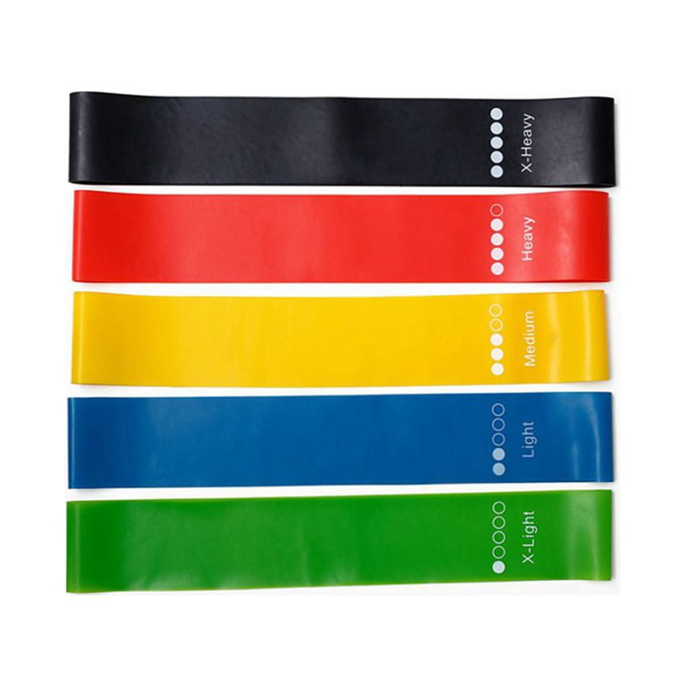 axGear 5 Levels Yoga Resistance Bands Loop for Fitness Exercise Band