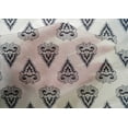 thumbnail image 4 of oneOone Cotton Silk Fabric Leaves & Floral Block Printed Craft Fabric BTY 42 Inch Wide, 4 of 4