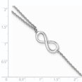 thumbnail image 5 of Bracelet Anneau Attaché Symbole Infini Poli en Argent Sterling 925, 5 of 5