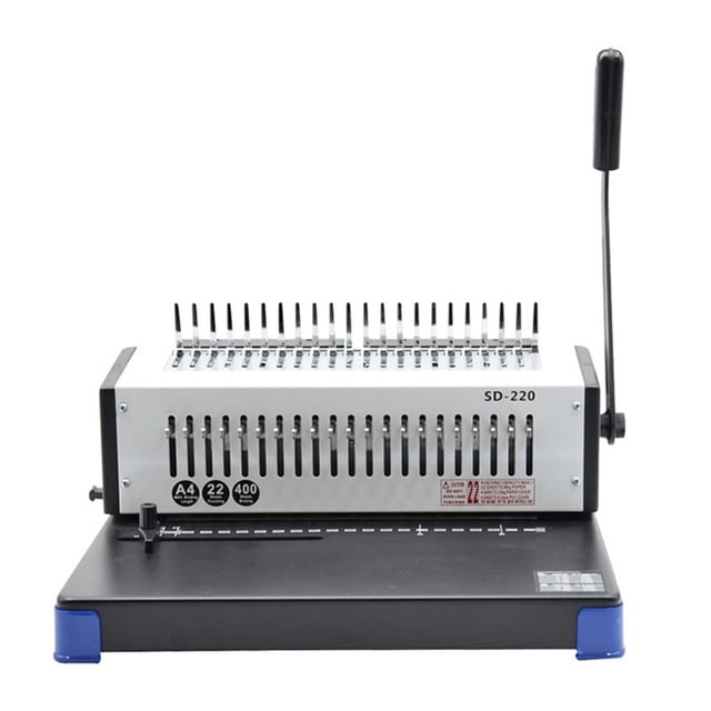 21-hole Manual Punching And Binding Machine Thick Comb Type A4 Paper Document Apron Clip Binding Machine SD-220