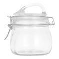 thumbnail image 1 of Kitchen Glass Storage Jars with Lid for Kitchen Honey Pickles Empty Transparent Airtight Food Storage Jar Glass Container 500ml, 1 of 8