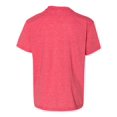 thumbnail image 2 of Softstyle Youth T-Shirt, S, Heather Red, 2 of 3