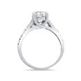 thumbnail image 3 of Bague de Fiançailles Solitaire en Diamant Taille Ronde 2 1/5 Ct en Or Blanc 14 K, 3 of 4