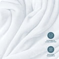 thumbnail image 5 of Bare Home Microplush Fleece Blanket - 300 GSM - Fuzzy Microfleece - Soft & Plush - Kid Size, White, 5 of 5