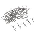 thumbnail image 2 of Almencla 50 Pieces Stainless Steel quickly lock Fishing Clip Connector 15mm, 2 of 8