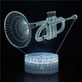 thumbnail image 1 of EGNMCR Night Lights Musical Instrument Night Light LED Colorful 16-Color Remote Control Desk Lamp Night light, 1 of 2