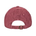 thumbnail image 3 of ZICANCN Casquette de Baseball Ajustable pour Femmes, Casquettes Motif Alphabet J pour Hommes Adultes en Denim de Coton Lavé Mode, Rouge, 3 of 6