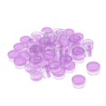 thumbnail image 4 of Baohd 50 Pcs Pot de Maquillage Rond Vide Pot de Voyage Crème Poudre Conteneur Cosmétique Violet, 4 of 6