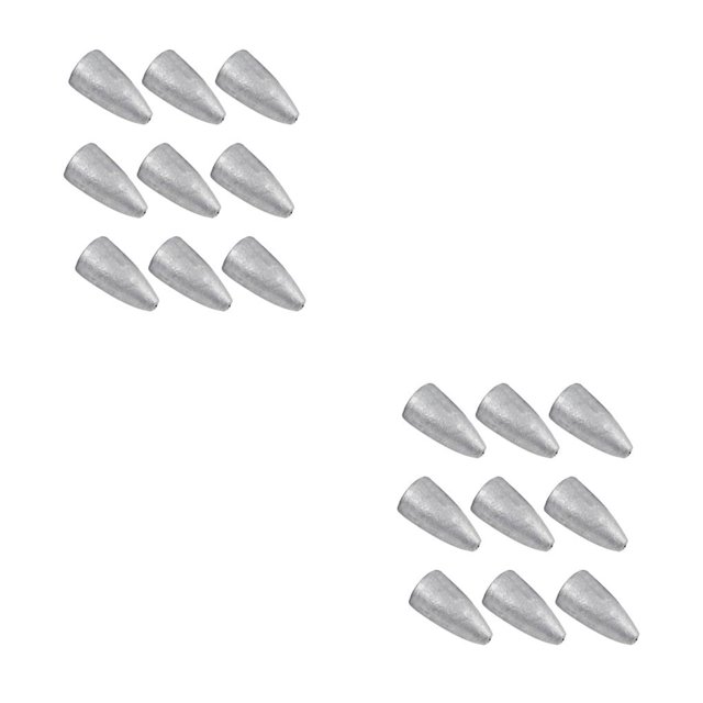 Youkk Pendentif de Tête de Guerre Léger Paroi Intérieure Lisse Design Profilé Faible Résistance Poids Équipement de Pêche Inversé 7g 2Ensemble