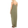 thumbnail image 3 of Robe Longue Maxi d'Été pour Femme Sans Manches à Bretelles, Style Bohème, Col en V, Caftan, Robe Soleil, 3 of 3