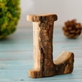 thumbnail image 3 of Abbracc Handcraved Wooden Letters Door Numbers Alphabet Letter Floating Adress Name L, 3 of 8