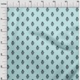 thumbnail image 2 of oneOone Viscose Jersey Fabric Leaves & Floral Block Decor Fabric Printed BTY 60 Inch Wide, 2 of 5