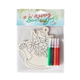thumbnail image 1 of Easter DIY Wooden Drawing Board Kids Painting Coloring Craft Decoration Easter Rabbit Kids Arts And Crafts Ages 2-5 Easter Diy Crafts for Adults Book Kids Arts And Crafts Ages 2-5 Arts And Crafts for, 1 of 4