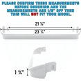 thumbnail image 4 of QRInnovations Barre d'Étagère de Porte Améliorée 240534901 Compatible avec Réfrigérateur Frigidaire Ou Kenmore, 4 of 4